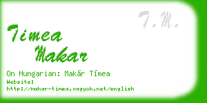 timea makar business card
